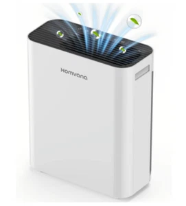 Homvana Luftreiniger Allergiker H13 HEPA Filter Gegen 99,97% von Staub Schimmel - Bild 1 von 11