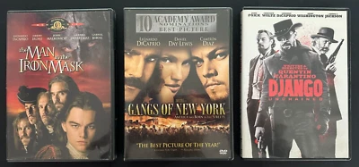 Leonardo Dicaprio: 3 DVDS/ Cases. All Included. Ships with tracking. - Image 1 of 4