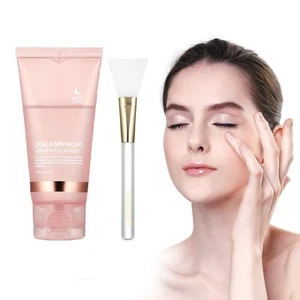 Collagen Exfoliator Wrapping Night Mask Elasticity Hydration Care Dullness Spoon - Picture 1 of 10