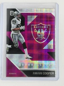 2016 Panini Unparalleled Purple Oakland Raiders Football Card #84 Amari Cooper - Picture 1 of 2