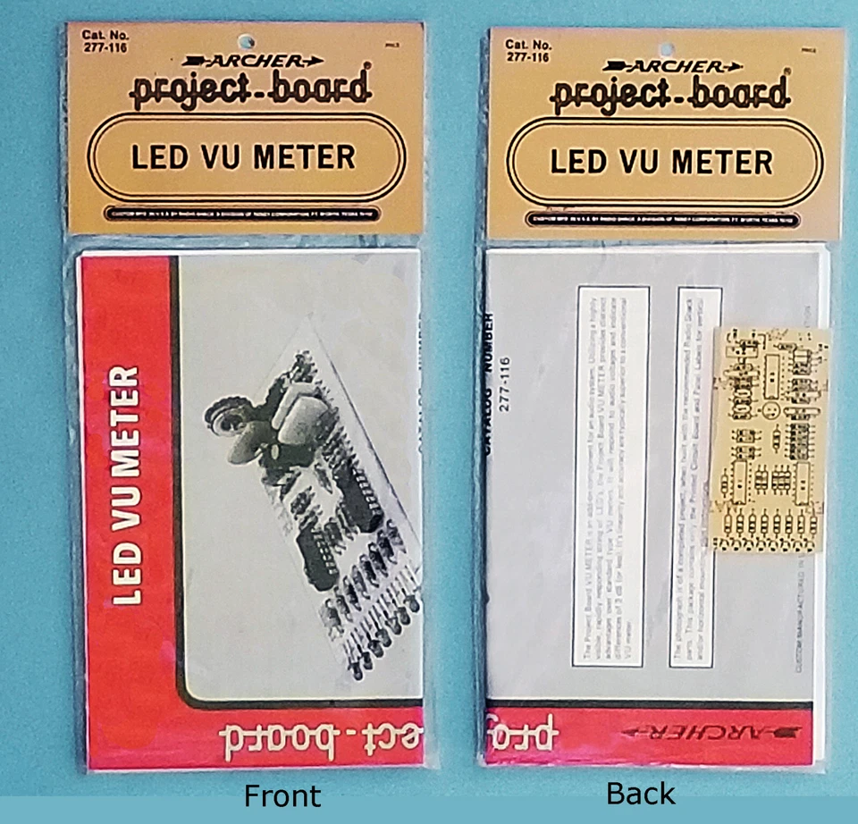 NUEVO Tablero de Proyecto Archer Radio Shack • Medidor LED VU • 277-116 Foto 1 de 1