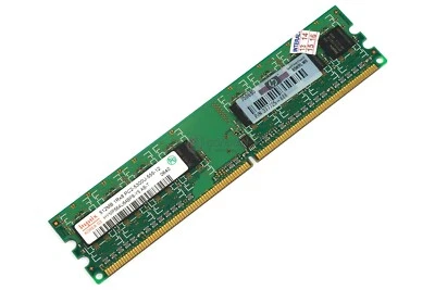 377725-888 HP MEMORY 512MB 1RX8 PC2 5300U DDR2 - Immagine 1 di 4
