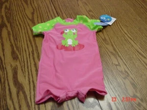 NWT Infant Rash Guard Girls Swimsuit Bathing Suit by Wave Zone - Picture 1 of 3
