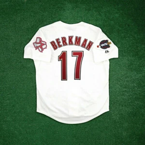 Lance Berkman 2005 Houston Astros World Series Men's Alternate White Jersey - Picture 1 of 5