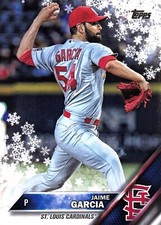 2016 Topps Walmart Holiday Snowflake #HMW8 Jaime Garcia - St. Louis Cardinals
