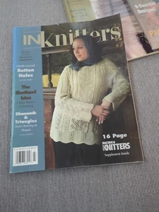 Inknitters Fall 2001 Vol 4 No. 14 The Shetland Isles, Button Holes Etc - Picture 1 of 2