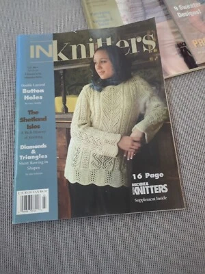 Inknitters Fall 2001 Vol 4 No. 14 The Shetland Isles, Button Holes Etc - Image 1 of 2
