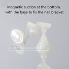 Aurora Magnetic Nail Art Practice Display Stand Tip Holder Acrylic Salon Sup S❤S
