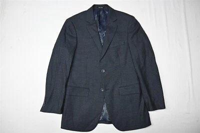 Blazer chaqueta abrigo deportivo Pronto Uomo 36R azul a cuadros 100 % lana para hombre Foto 1 de 4
