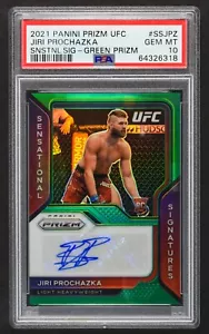 2021 Panini Prizm UFC Sensational Sig Green Prizm Jiri Prochazka #SSJPZ PSA 10 - Bild 1 von 4