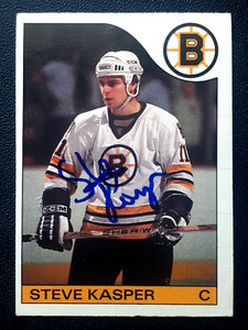 STEVE KASPER AUTHENTIC AUTOGRAPH 1985-86 O-PEE-CHEE 85-86 NO 79        91402
