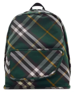 BURBERRY SHIELD CHECK LOGO NYLON BACKPACK BAG 8080679 - Picture 1 of 5