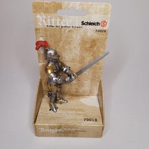 Schleich 2003 World of Knights RED KNIGHT w/BIG SWORD 70010 Foot Soldier - Picture 1 of 17