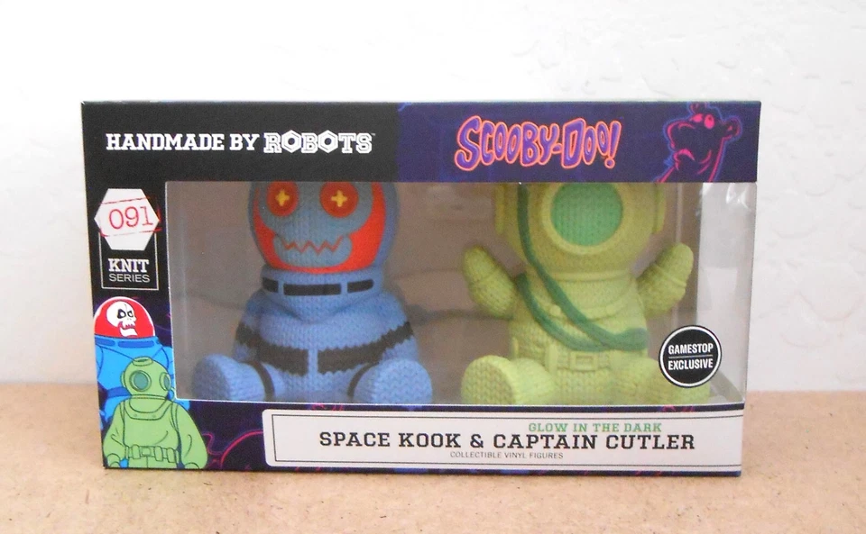 Handmade by Robots-Space Kook & Glow in the Dark Captain Cutler Figure #91