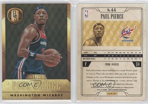 2014-15 Panini Gold Standard Black /25 Paul Pierce #44 HOF