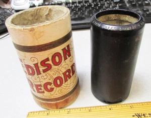 Cilindro y caja de cera Edison Record, dulce siamés, sin tapa, artículo de decoración del hogar - Imagen 1 de 6