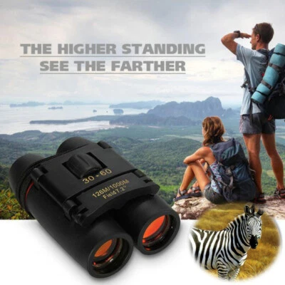 30x60 Day Vision Binoculars Goggles Hunting Folding Telescope + Free Case - Image 1 of 4