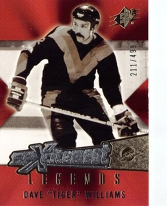 2005-06 SPx Xcitement Legends #XLTW Tiger Williams /499 - Foto 1 di 2