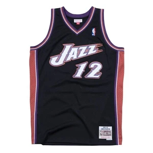 Mitchell & Ness NBA Swingman Jersey Jazz 96-97 John Stockton Black *NEW* - Picture 1 of 2