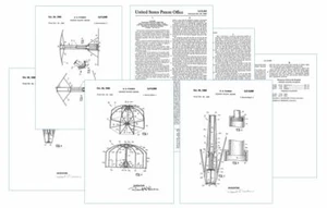 1962 Bomba Nucleare Fallout Shelter BREVETTO Piani, Disegno/Documenti,Radiazioni Atomiche 7pg - Foto 1 di 2