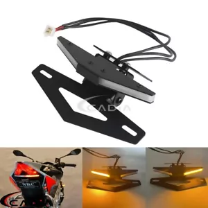 Eliminador de guardabarros de fábrica para Aprilia Tuono RSV4 RR RF con luz LED de señales de giro - Imagen 1 de 11