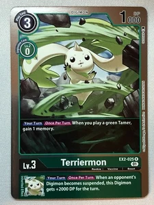 Digimon Digital Hazard Terriermon EX2-025 R CASI NUEVO/M - Imagen 1 de 1