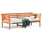 Day Bed Wax Brown 80x200 cm Solid Wood Pine vidaXL