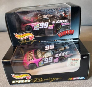 2 HOT WHEELS *JEFF BURTON #99* Exide NASCAR New Sealed Boxes WINSTON CUP RACING - Picture 1 of 24
