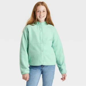 Girls' Snap Front Fleece Jacket - Art Class™ - Picture 1 of 1