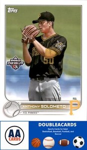2022 Topps Pro Debut #PD-34 Anthony Solometo  FCL Pirates