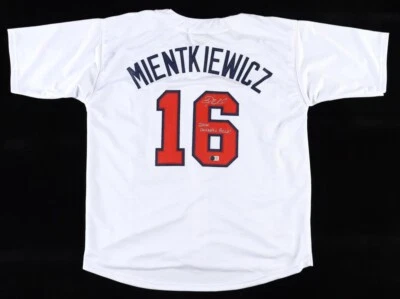Doug Mientkiewicz Signed Team USA Jersey Inscribed "2000 Olympic Gold" (Beckett) - Image 1 of 4