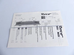 72466 / 72467 ROCO ANLEITUNG FÜR LOKOMOTIVE TYP BB JACQUEMIN - Bild 1 von 1