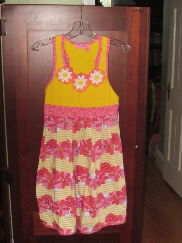 NWT HAVENGIRL girls sequin daisy dress Sz M 10/12 Foto 1 de 4