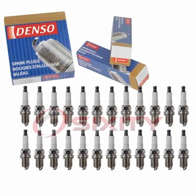 24 pc Denso Standard Spark Plugs for 1998-1999 Mercedes-Benz CL600 6.0L V12 io Foto 1 de 4