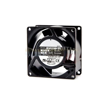 For FULLTECH UF-80A11 BTH AC 115V 12/9W 80*80*38mm 2-Pin Ball Cooling Fan - Image 1 of 2