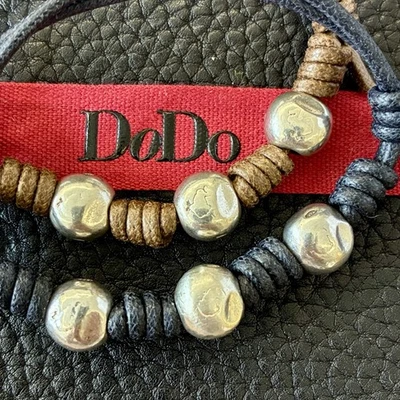 Dodo Pomellato 1 Uno Bracciale Con 3 Maxi Pepite Argento Unisex 100% Originale - Immagine 1 di 4