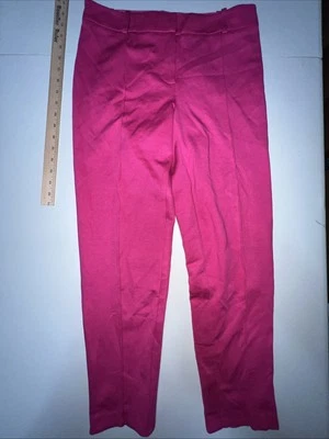 Pantalones Trina Turk para mujer talla 10 forrados rosa 30 pulgadas cintura elástica Foto 1 de 4