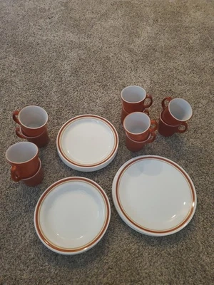 Corelle Corning тарелки и чашки КОРИЦА КАШТАН  - Изображение 1 из 4