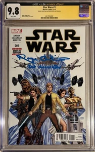 CGC 9.8 Star Wars 1 2015 Marvel Star Wars Comic Regisseur signiert Roger Christian - Bild 1 von 2