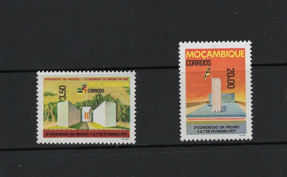 S8004 Mozambique 1977 Congreso del Partido 2v.   MNH Foto 1 de 1