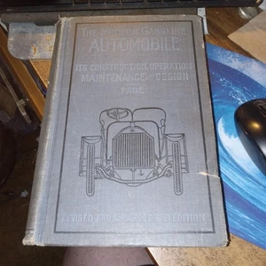 Modern Gasoline Automobile Book 1917 Hardback - Picture 1 of 5