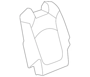 Genuine Rear Passenger Seat Back Cushion 25939236 - Picture 1 of 2