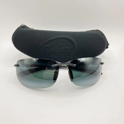 Óculos de sol Maui Jim Banyans MJ-412-02 com estojo - Imagem 1 de 4