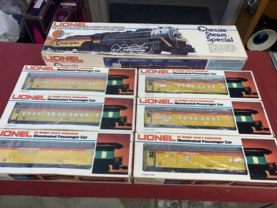 CHESSIE STEAM SPECIAL BERKSHIRE ENGINE & 6 CARS LIKE NU LIONEL FREE SHIPPING. - Image 1 of 4