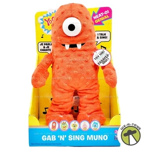Yo Gabba Gabba! Gab 'n' Sing Muno Plush 2008 Spin Master 76765 - Picture 1 of 8