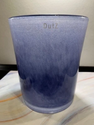 DUTZ COLLECTION GLAS CYLINDER RUND mundgeblasen - Farbe verwischt - H: 23 cm - Bild 1 von 4