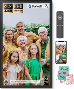 BSIMB - Large Digital Picture Frame - 21.5" Touchscreen - 1920x1080 FHD - WiFi - Picture 1 of 4
