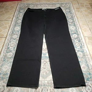 Abercrombie & Fitch Jeans Women's 34 18R Curve Love 90's Relaxed High Rise Black - Picture 1 of 12