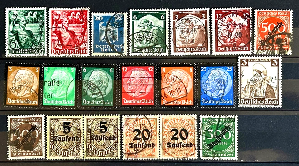 German Old Stamps - lot of 20 Stamps used nice /561 - Image 1 of 1