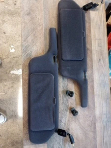 91-94 Dodge Stralth / 3000GT PAIR Of Sunvisors / Sun Visors BLACK - Picture 1 of 9